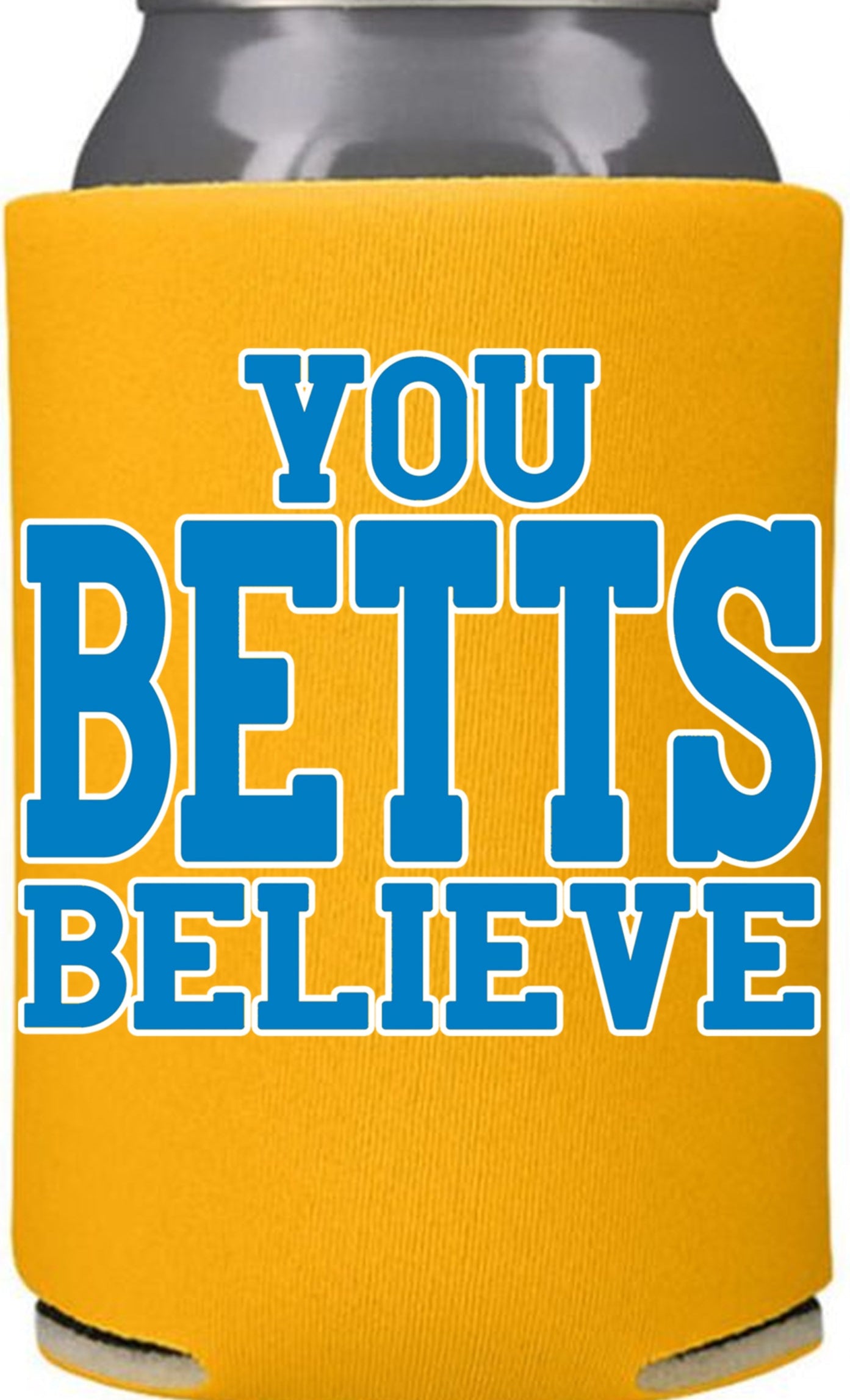 Golden KOOZIE with Print