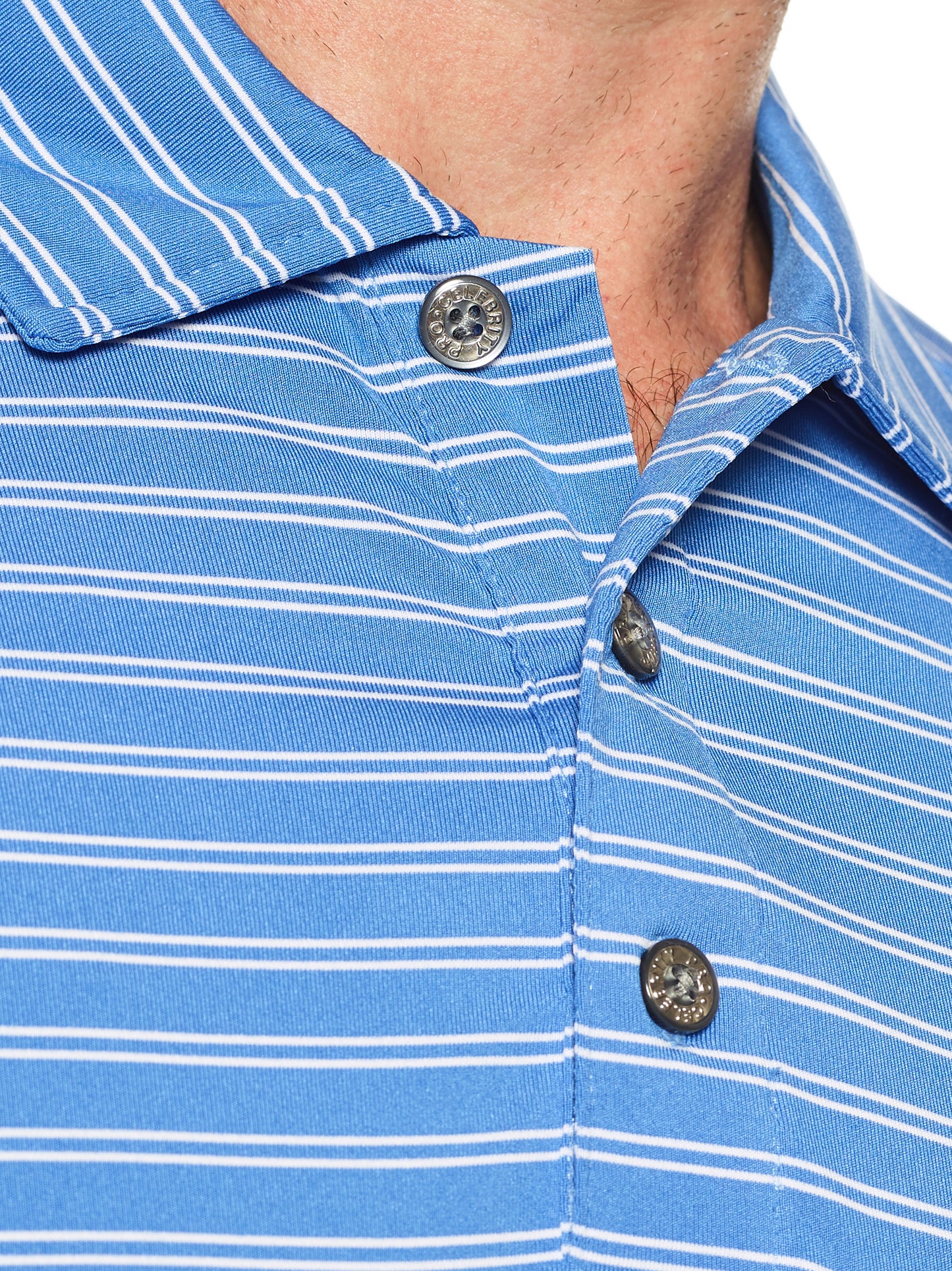 STRIPE POLO with Embroidery