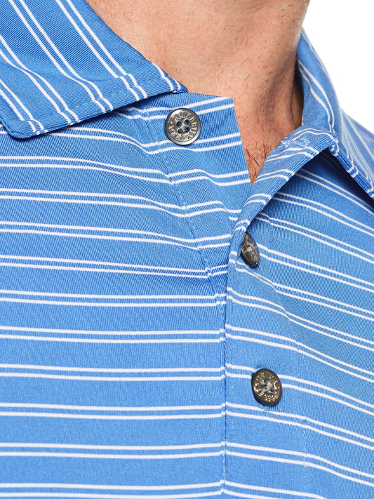 STRIPE POLO with Embroidery