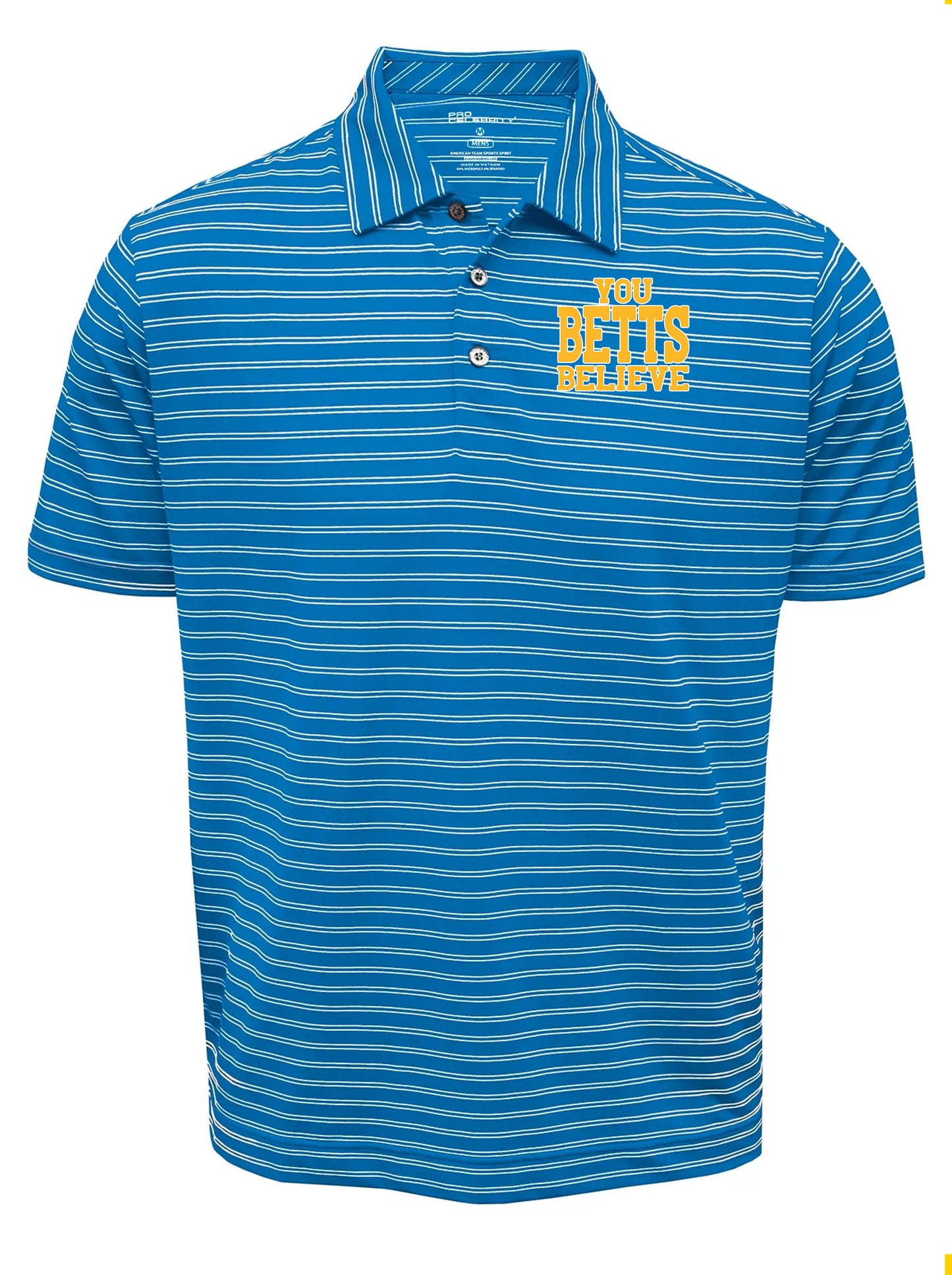 STRIPE POLO with Embroidery