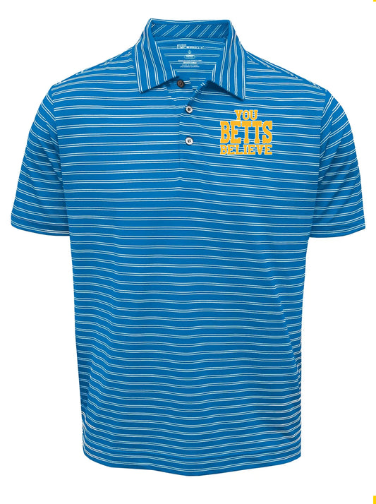 STRIPE POLO with Embroidery